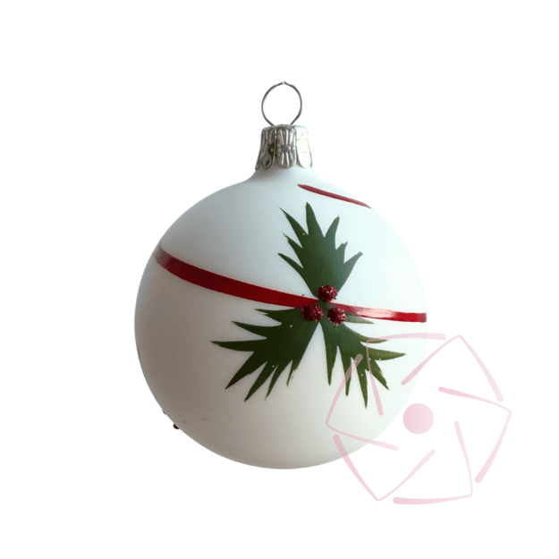 Stiklinis burbulas „Kalėdų vainikėlis“