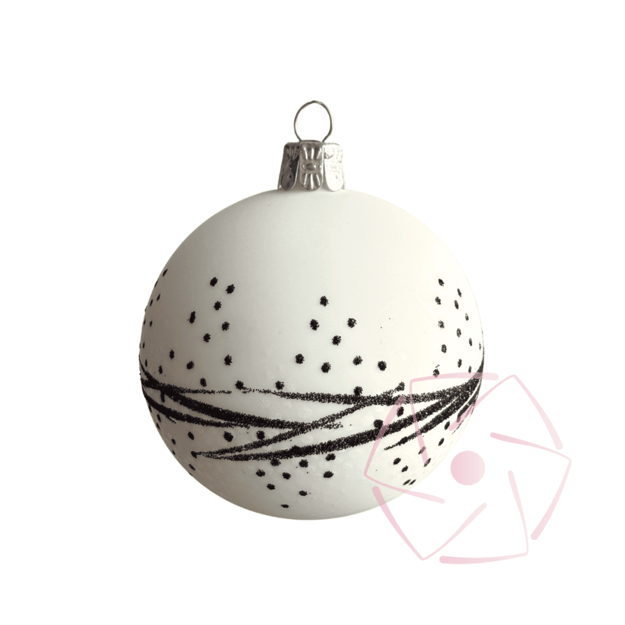 Stiklinis žaisliukas „Moderni klasika“ 1